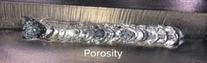 welding defects - porosity
